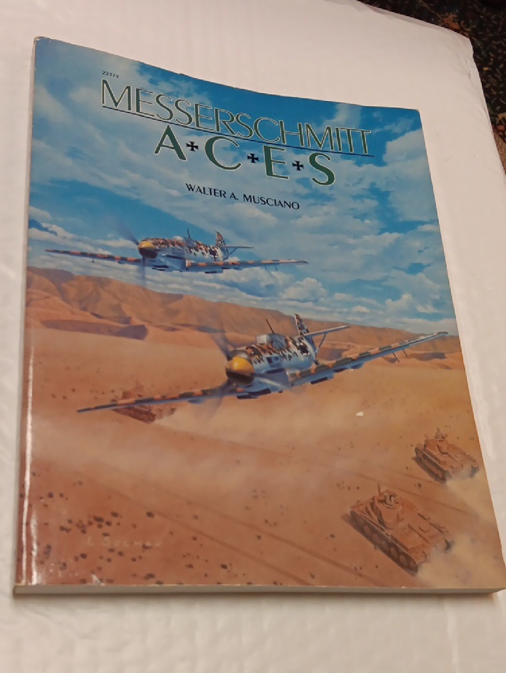 Messerschmitt Aces Softcover Book - Blue Desert Cover